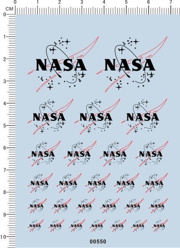 Decals nasa for different - decals,